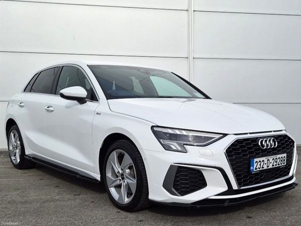 Audi A3 Hatchback, Petrol Plug-in Hybrid, 2023, White