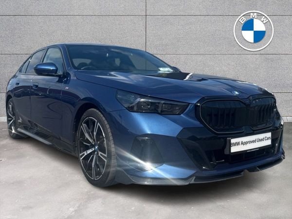 BMW 5-Series Saloon, Petrol Plug-in Hybrid, 2024, Blue