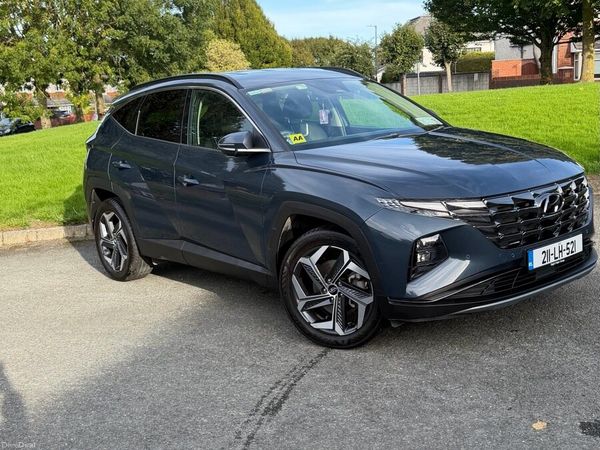 Hyundai Tucson SUV, Petrol Hybrid, 2021, Blue