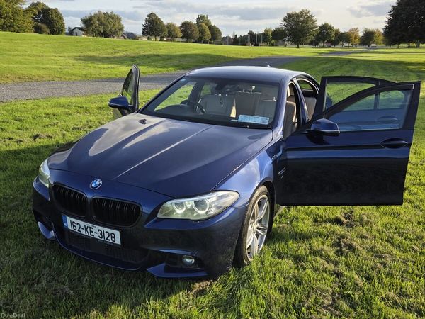 BMW 5-Series Saloon, Diesel, 2016, Blue