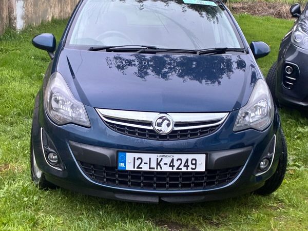 Vauxhall Corsa Hatchback, Petrol, 2012, Blue