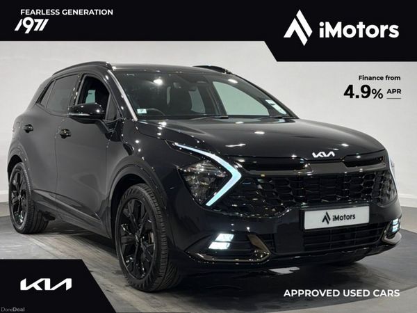 Kia Sportage SUV, Petrol Plug-in Hybrid, 2025, Black