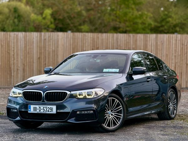 BMW 5-Series Saloon, Petrol Plug-in Hybrid, 2018, Grey