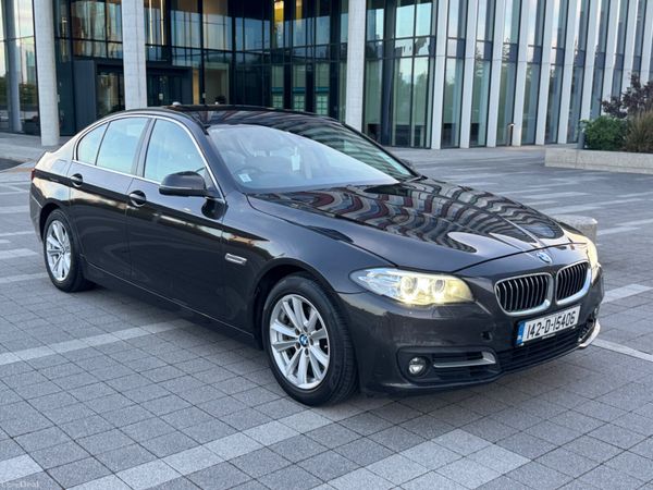 BMW 5-Series Saloon, Diesel, 2014, Brown