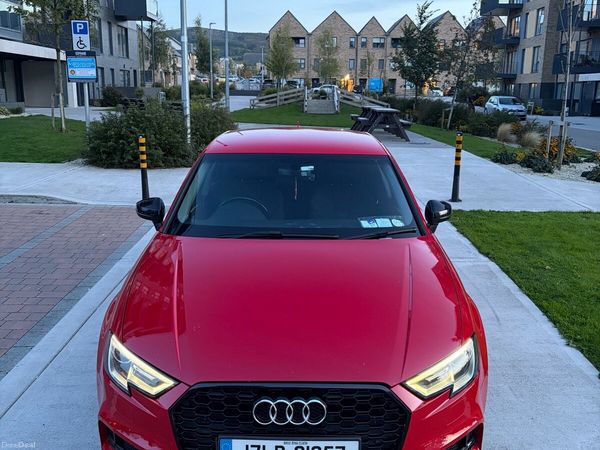 Audi A3 Saloon, Petrol, 2017, Red