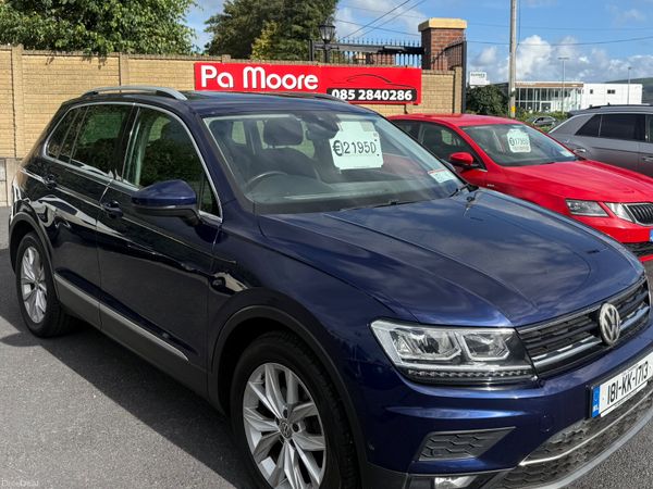 Volkswagen Tiguan SUV, Diesel, 2018, Blue