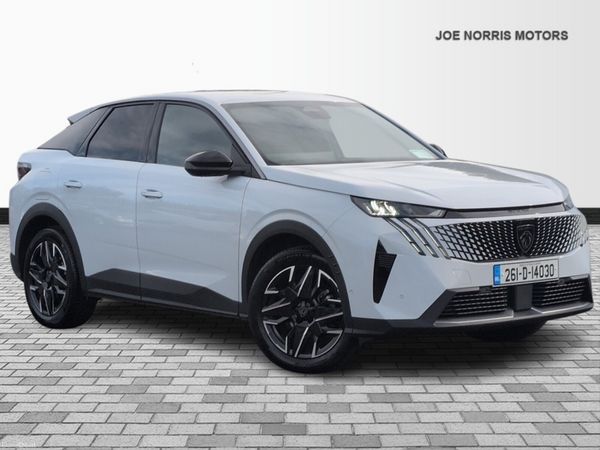 Peugeot 3008 SUV, Petrol Hybrid, 2026, White