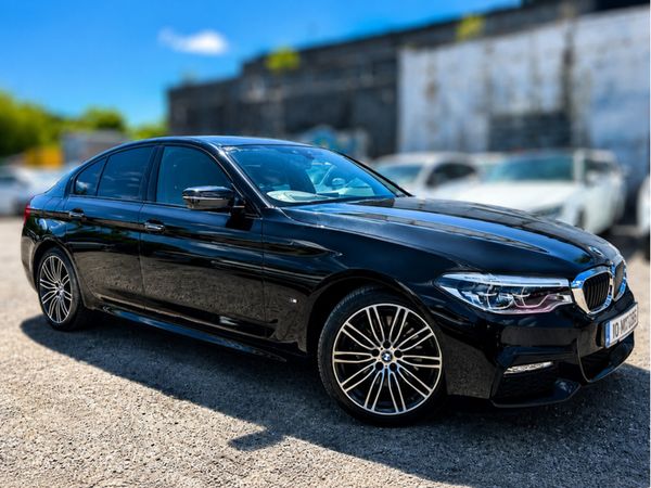 BMW 5-Series Saloon, Petrol Plug-in Hybrid, 2018, Black