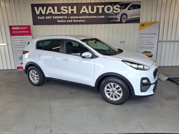 Kia Sportage MPV, Diesel Hybrid, 2021, White