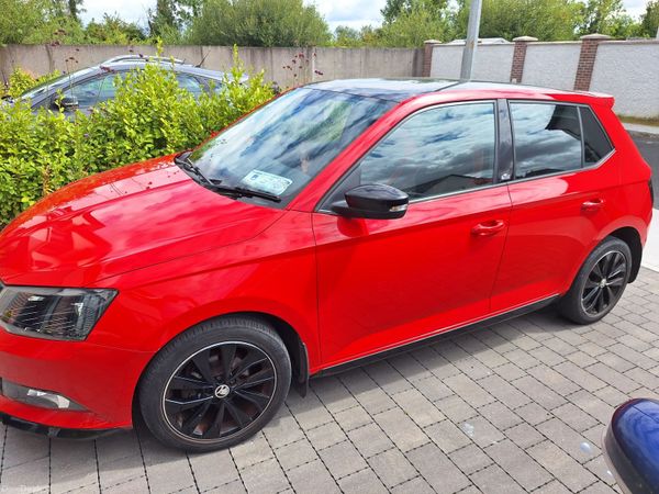 Skoda Fabia Hatchback, Petrol, 2018, Red