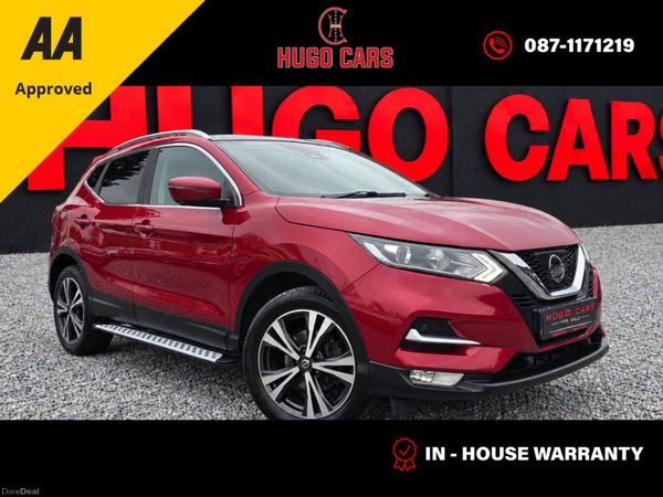 Nissan Qashqai Hatchback, Diesel, 2018, Red