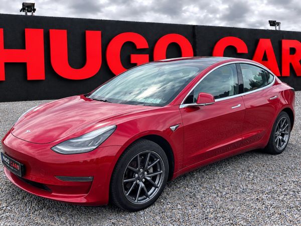 Tesla Model 3 Saloon, Electric, 2019, Red