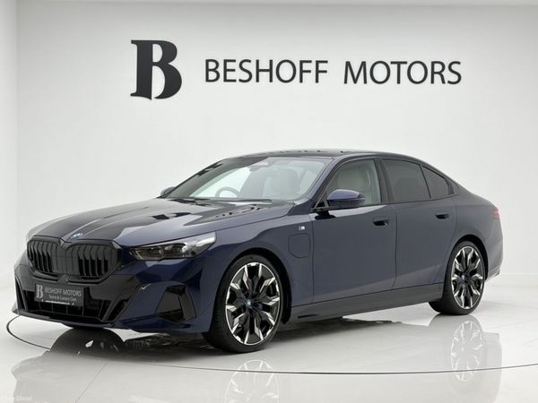 BMW 5-Series Saloon, Petrol Plug-in Hybrid, 2024, Blue