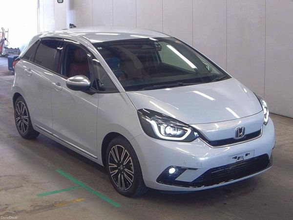 Honda Fit Hatchback, Petrol Hybrid, 2020, White