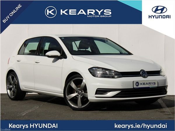 Volkswagen Golf Hatchback, Petrol, 2018, White