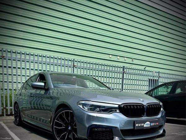 BMW 5-Series Saloon, Petrol Plug-in Hybrid, 2018, Blue