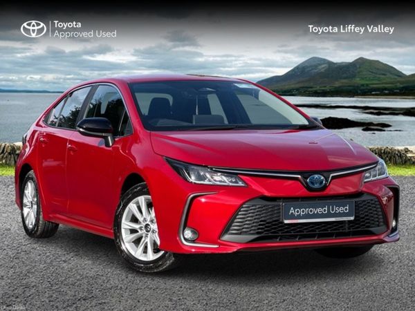 Toyota Corolla Saloon, Petrol Hybrid, 2026, Red