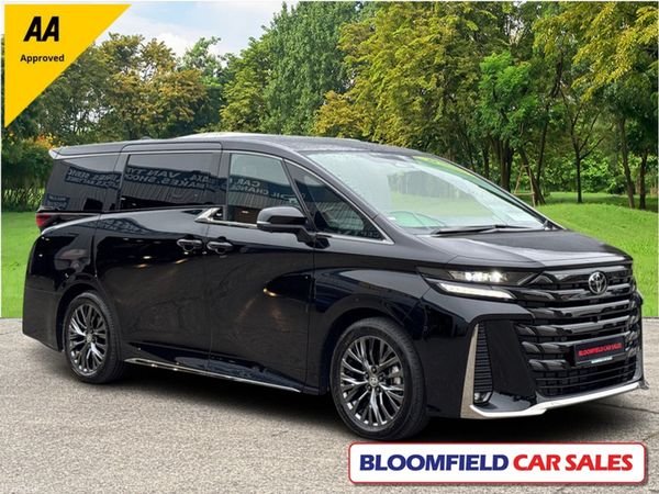 Toyota Vellfire MPV, Petrol Hybrid, 2025, Black