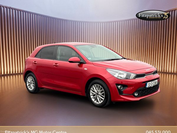 Kia Rio Hatchback, Petrol, 2021, Red