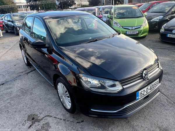 Volkswagen Polo Hatchback, Petrol, 2015, Black