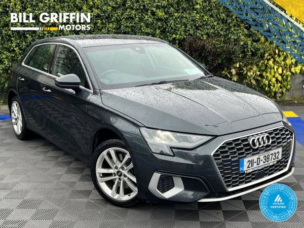 Audi A3 Hatchback, Petrol Plug-in Hybrid, 2021, Grey