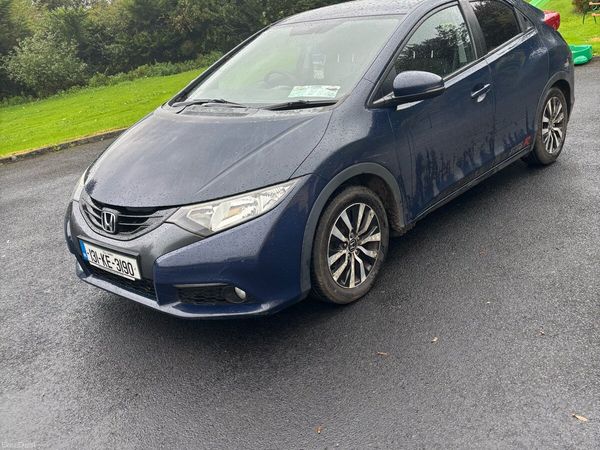 Honda Civic Hatchback, Diesel, 2013, Blue