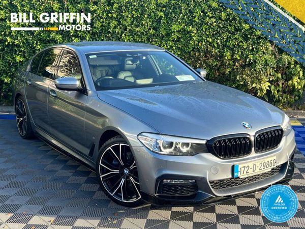 BMW 5-Series Saloon, Petrol Plug-in Hybrid, 2017, Grey