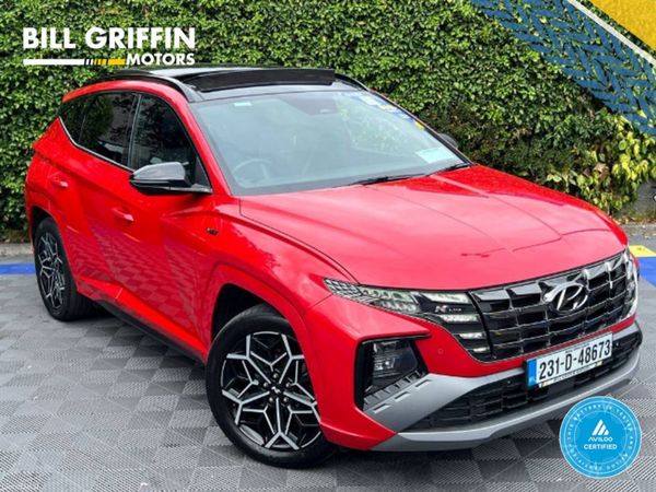 Hyundai Tucson SUV, Petrol Plug-in Hybrid, 2023, Red