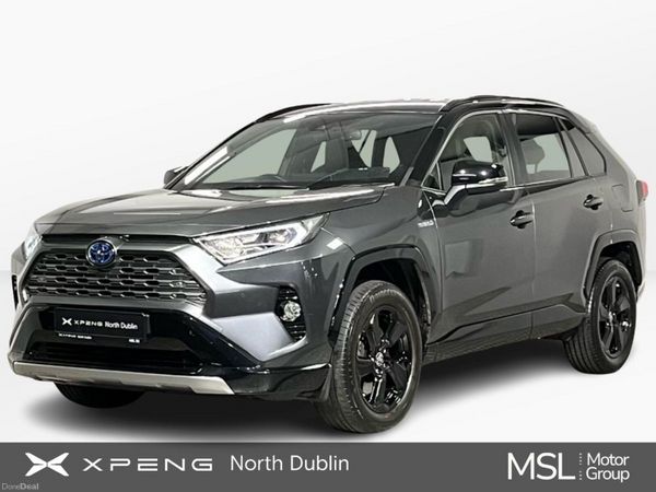 Toyota RAV4 SUV, Petrol Hybrid, 2021, Grey