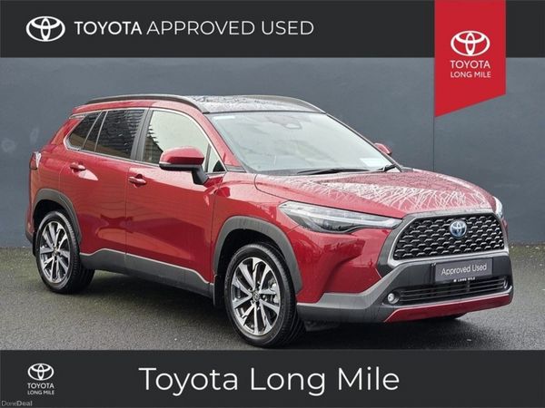Toyota Corolla Cross SUV, Petrol Hybrid, 2024, Red