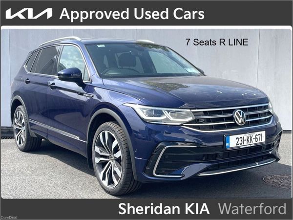 Volkswagen Tiguan Allspace SUV, Diesel, 2023, Blue