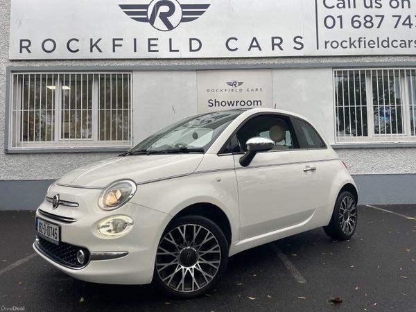 Fiat 500 Hatchback, Petrol, 2018, White