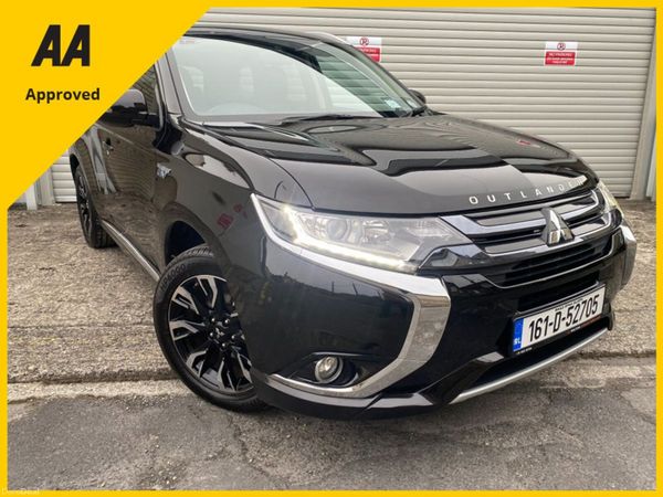 Mitsubishi Outlander Estate, Petrol Hybrid, 2016, Black