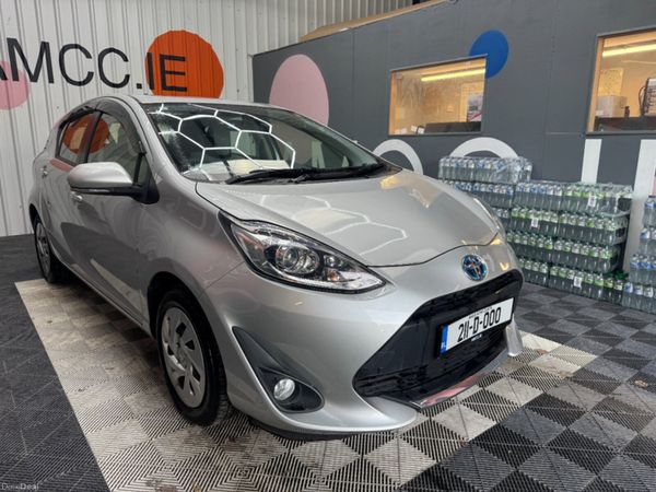Toyota Aqua Hatchback, Petrol Hybrid, 2021, Silver
