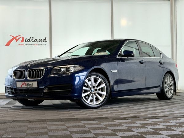 BMW 5-Series Saloon, Diesel, 2016, Blue
