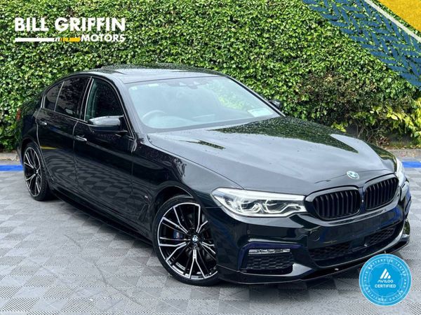 BMW 5-Series Saloon, Petrol Plug-in Hybrid, 2018, Black