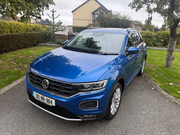 Volkswagen T-Roc SUV, Petrol, 2018, Blue
