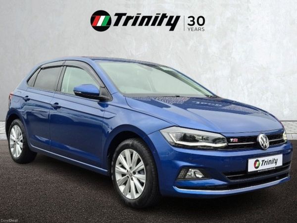 Volkswagen Polo Hatchback, Petrol, 2021, Blue