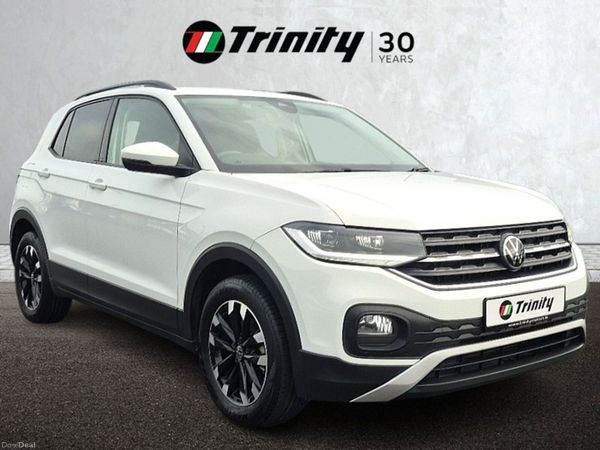 Volkswagen T-Cross SUV, Petrol, 2021, White