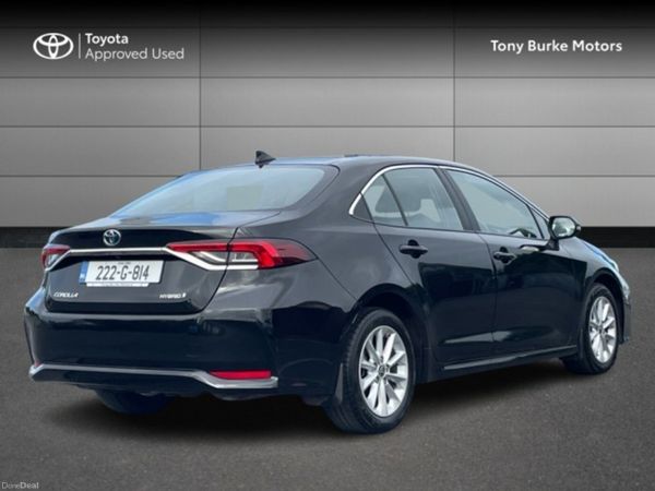 Toyota Corolla Saloon, Petrol Hybrid, 2022, Black