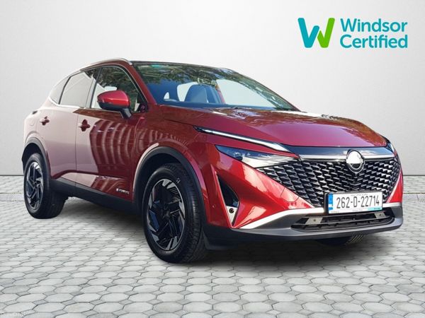 Nissan Qashqai SUV, Petrol Hybrid, 2026, Red