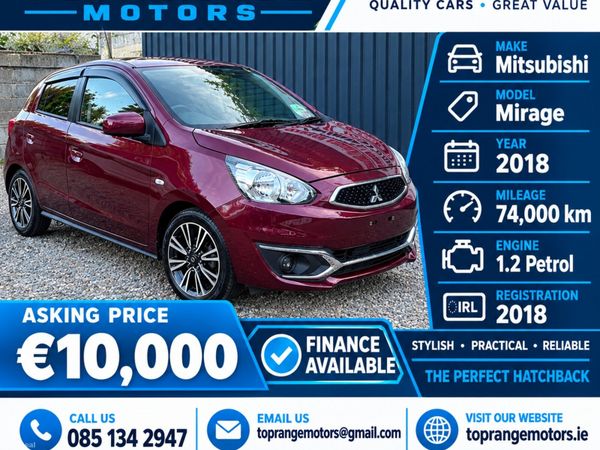 Mitsubishi Mirage Hatchback, Petrol, 2018, Red