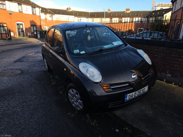 Nissan Micra Hatchback, Petrol, 2004, Black
