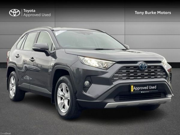 Toyota RAV4 SUV, Petrol Hybrid, 2021, Grey
