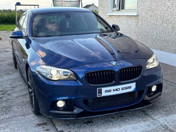 BMW 5-Series Saloon, Diesel, 2015, Blue