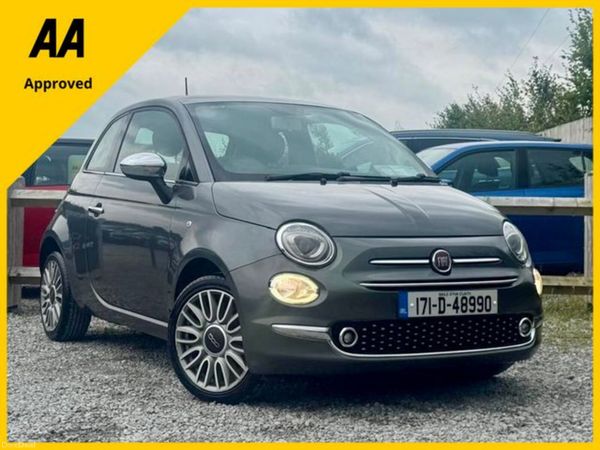 Fiat 500 Hatchback, Petrol, 2017, Grey