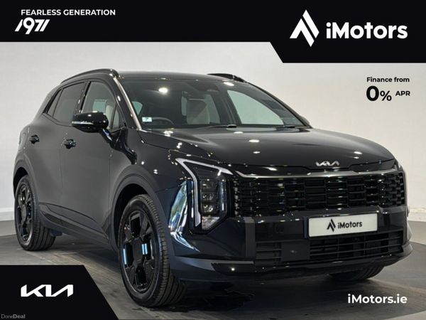 Kia Sportage SUV, Petrol Plug-in Hybrid, 2027, Black
