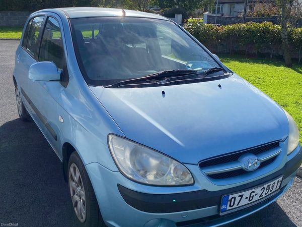 Hyundai Getz Hatchback, Petrol, 2007, Blue