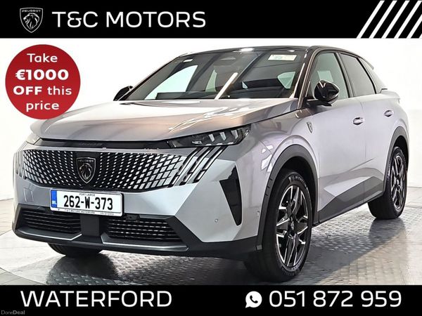 Peugeot 3008 MPV, Petrol Hybrid, 2026, Grey