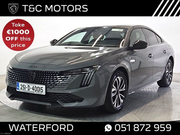Peugeot 508 Hatchback, Petrol Plug-in Hybrid, 2025, Grey